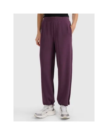 Pantaloni sport dama  mov, poliester