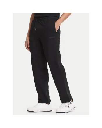 Pantaloni sport barbati,  negru, 95% bumbac, 5% elastan