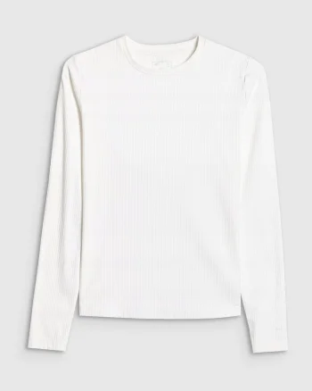 Bluza dama,  maneca lunga, alb, poliester,