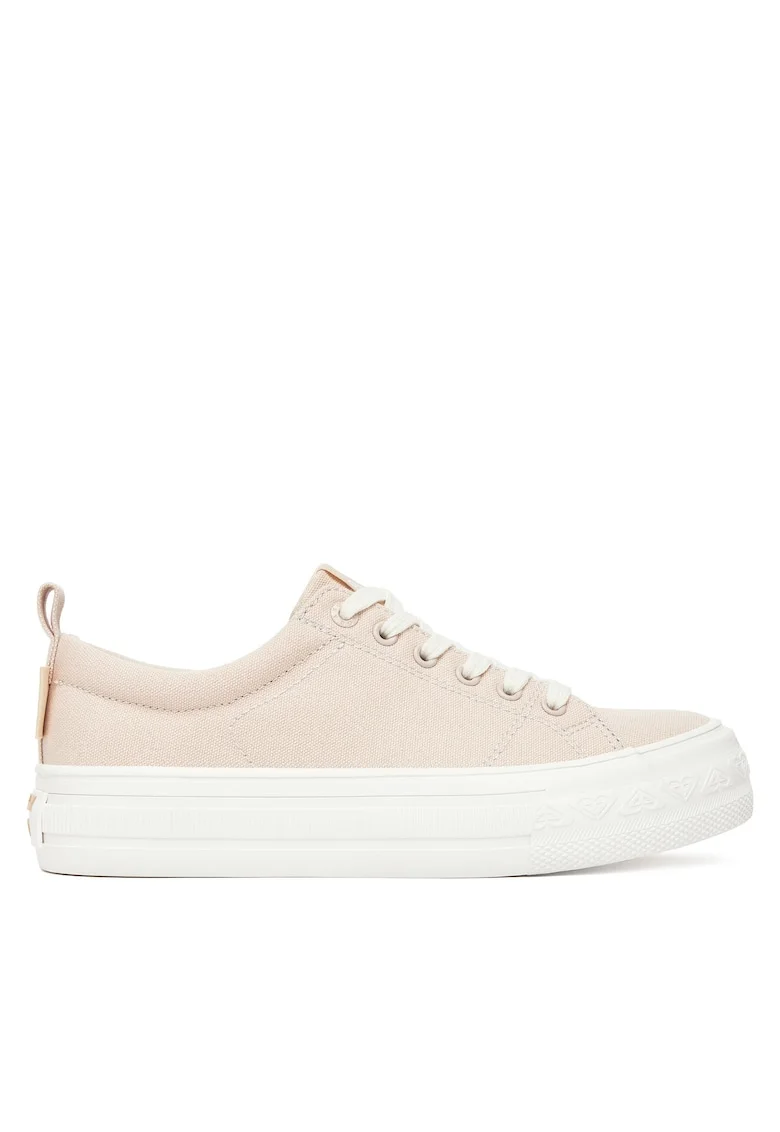 Pantofi sport dama,  adidasi bej, tesatura