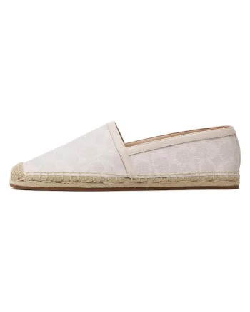 Espadrile dama,  bej, material sintetic, stil boho,