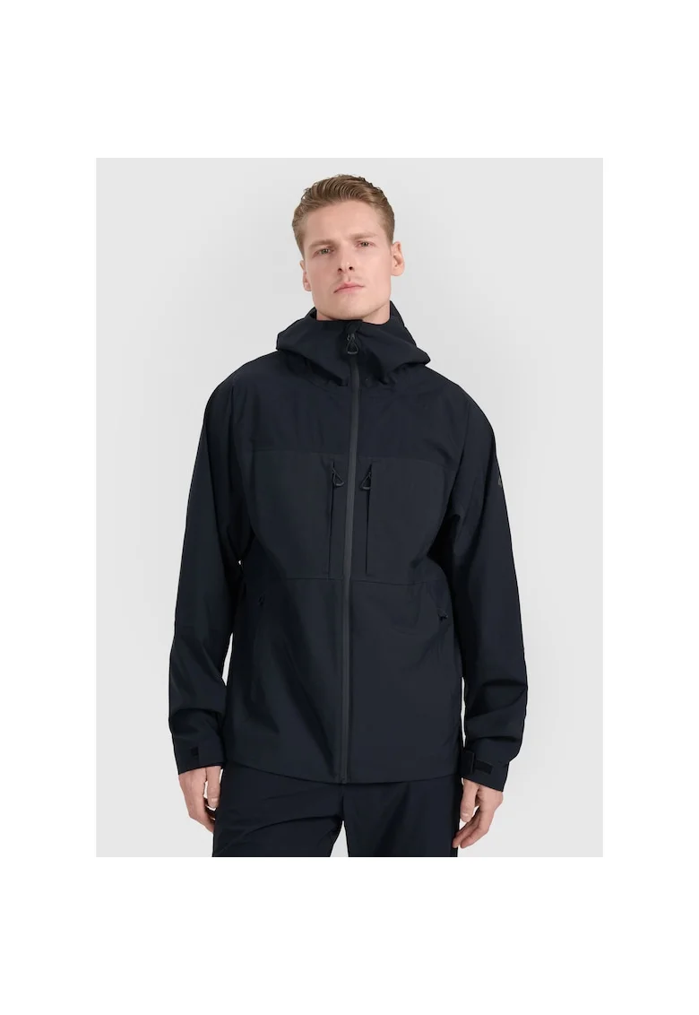 Jacheta trekking barbati  Poliester, NeoDry 10000, impermeabila, neagra