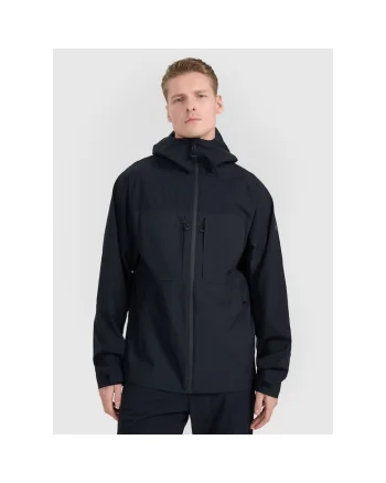 Jacheta trekking barbati  Poliester, NeoDry 10000, impermeabila, neagra