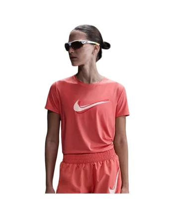 Tricou sport  One Swoosh, material usor, roz, poliester