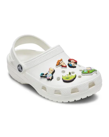 Set de talismane Toy Story Jibbitz™ - 5 piese, Rosu/Verde/Albastru