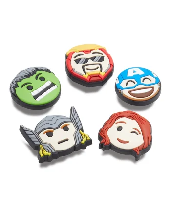 Set de talismane Marvel Jibbitz - 5 piese, Multicolor