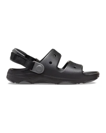 Saboti slingback cu model uni si velcro, Negru