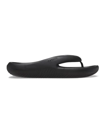 Papuci flip-flop unisex cu model uni Mellow, Negru