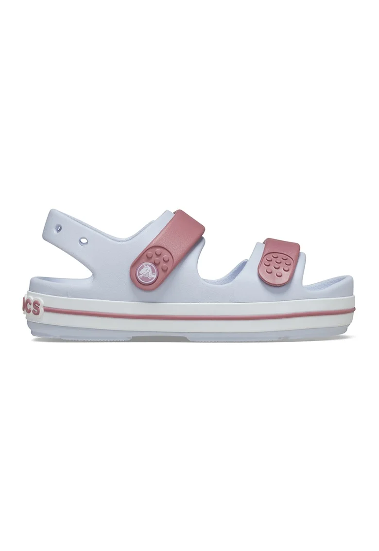 Sandale de cauciuc cu logo Cruiser, Rosu stins/Albastru deschis