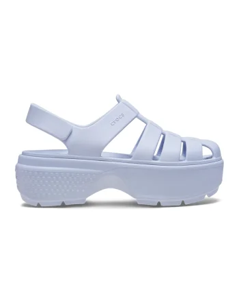 Sandale fisherman de cauciuc Stomp, Albastru pastel