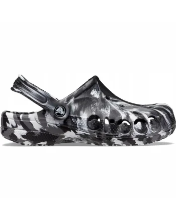 Saboti Barbati,  Baya Marbled Clog, Croslite, Negru, Negru