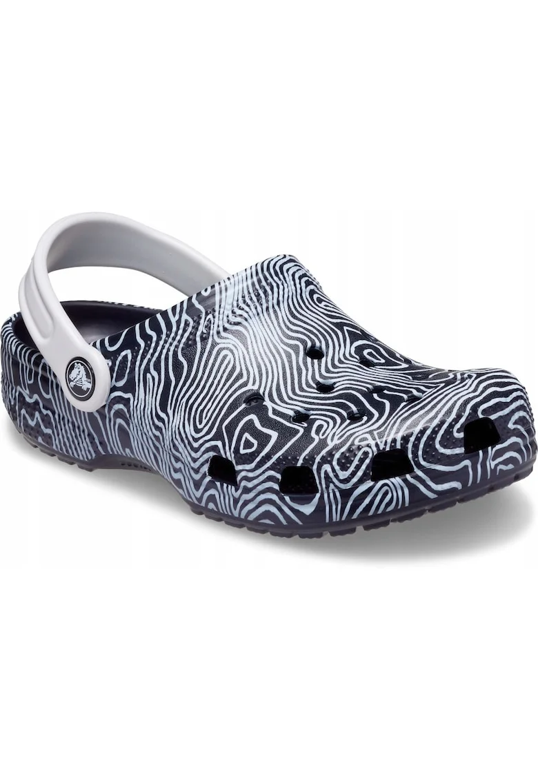 Saboti Copii,  Kids Classic Topographic Clog, Negru, Negru