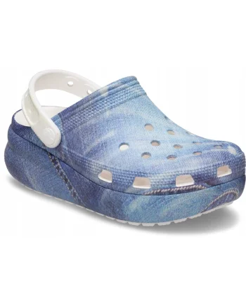 Saboti Copii,  Kids’ Cutie Crush Denim Clog, Albastru, Albastru