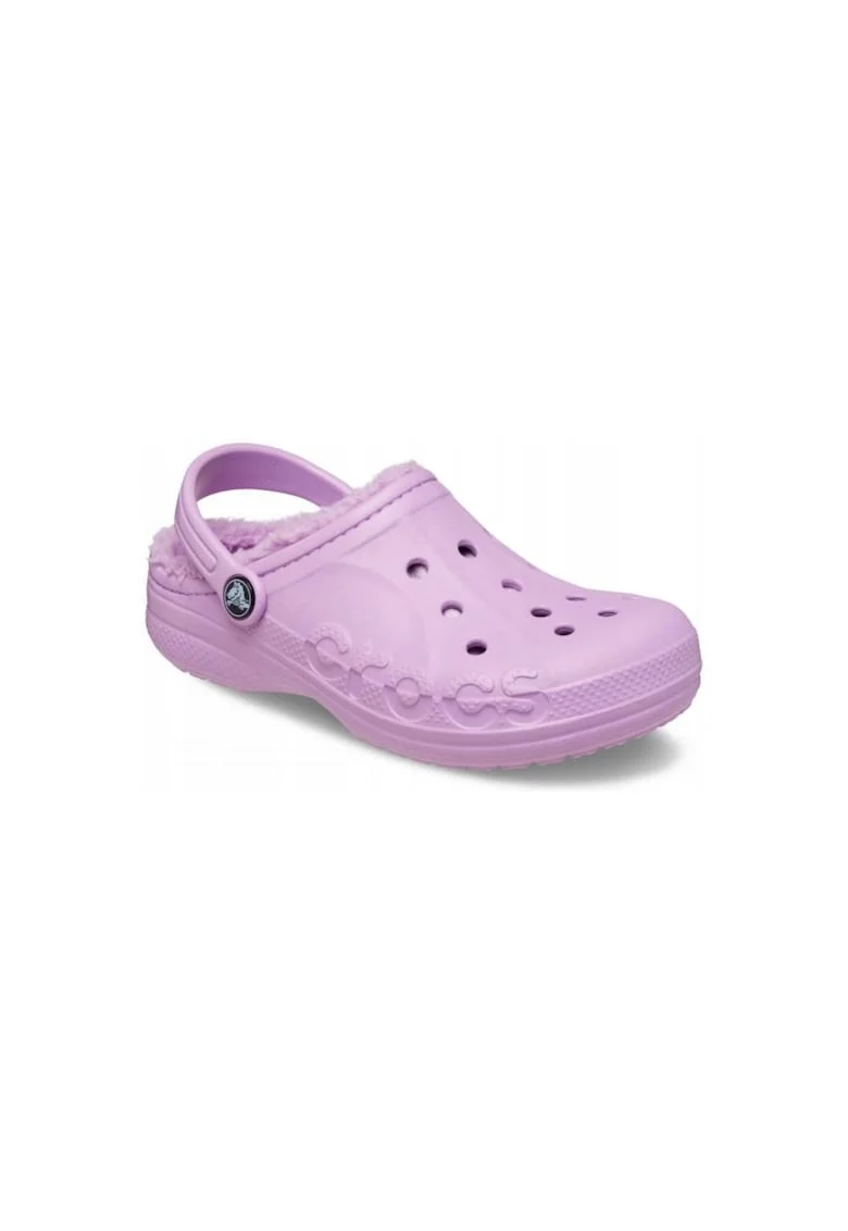 Saboti captuseala de blana Copii,  Baya Lined Clog, Violet, Violet