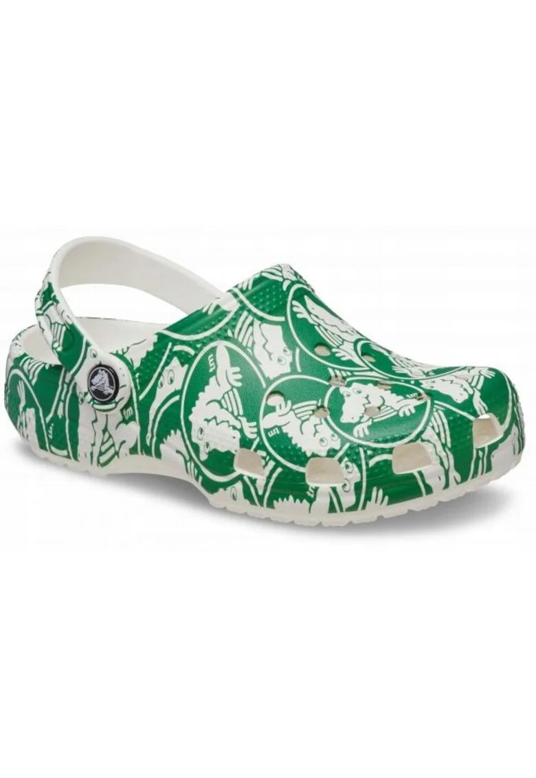 Saboti Copii,  Classic Duke Print Clog, Verde, Verde