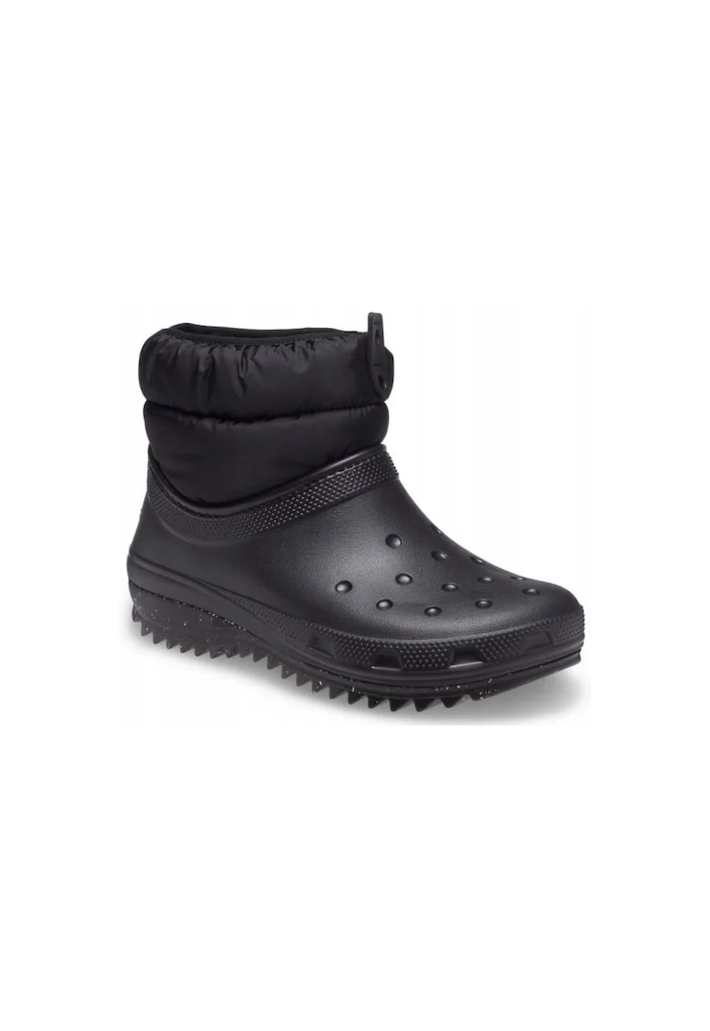 Cizme de zapada izolate de iarna Copii,  Classic Neo Puff Luxe, Negru,