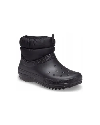 Cizme de zapada izolate de iarna Copii,  Classic Neo Puff Luxe, Negru,