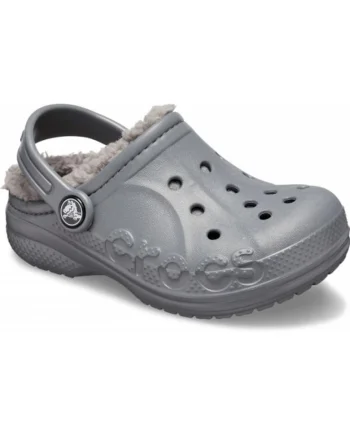 Saboti Izolati Copii,  Baya Lined 207500 Clog, Gri,