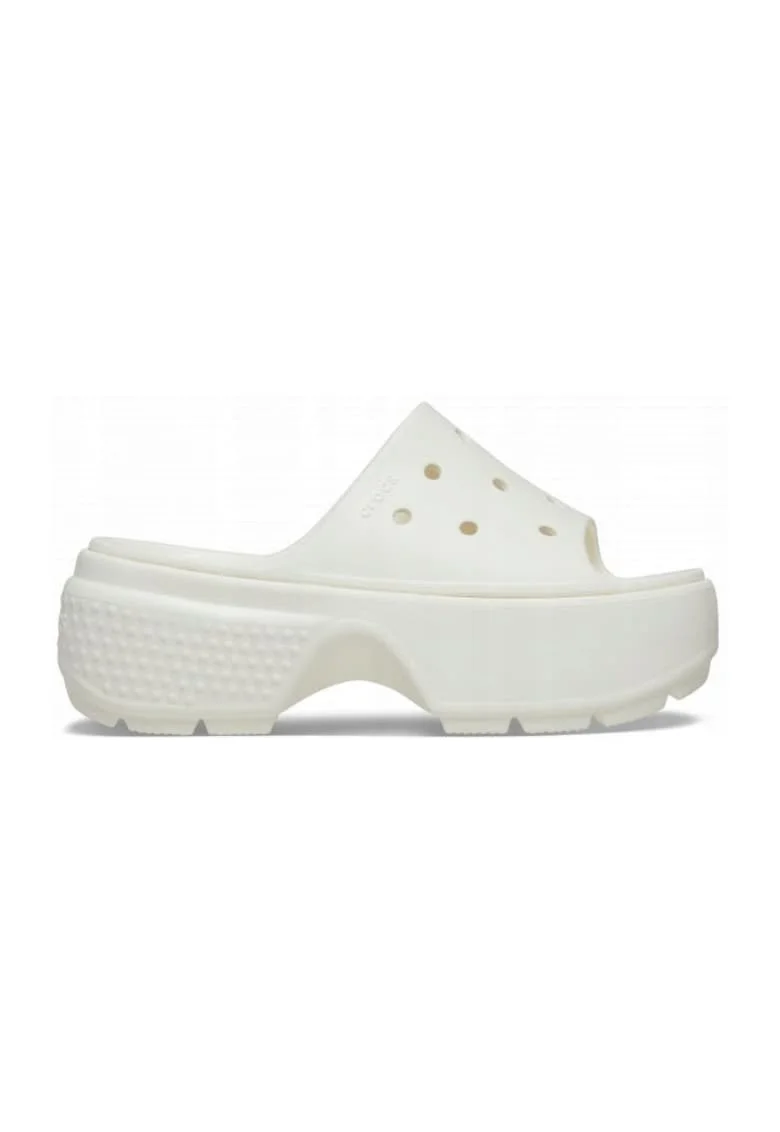 Papuci Femei,  Stomp 209346 Slide, Alb,