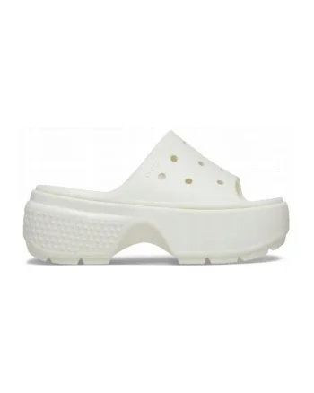 Papuci Femei,  Stomp 209346 Slide, Alb,