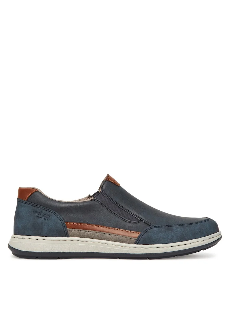 Pantofi barbati,  bleumarin, tesatura,