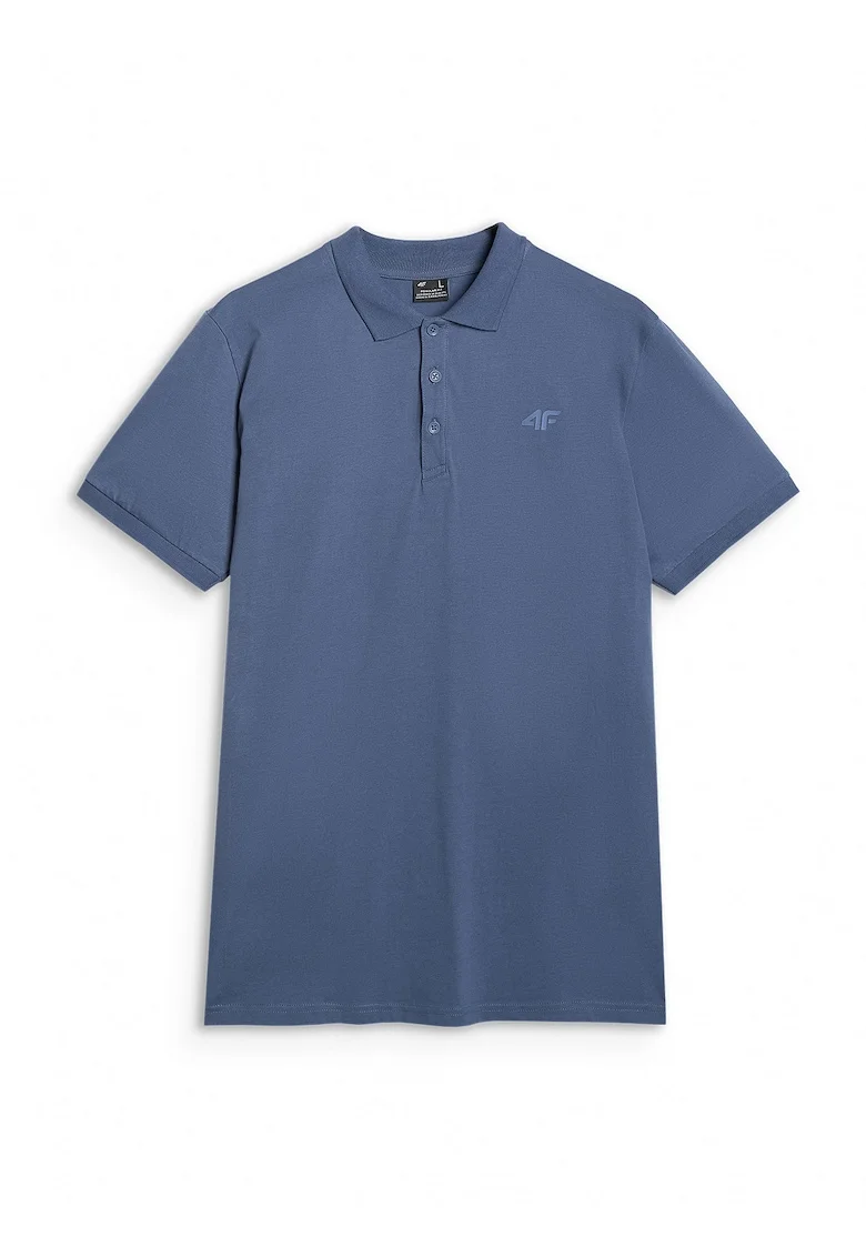 Tricou polo barbati,  croiala obisnuita, bumbac 100%, bleumarin