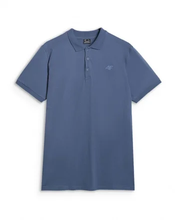 Tricou polo barbati,  croiala obisnuita, bumbac 100%, bleumarin
