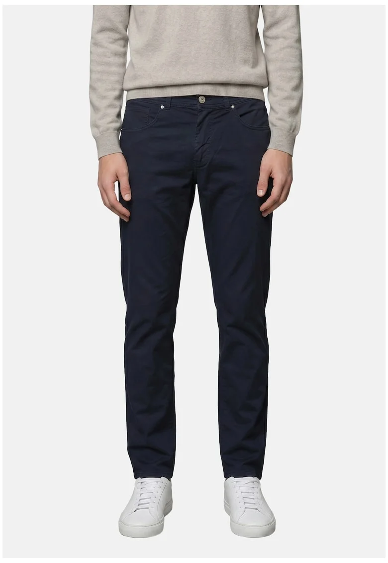 Pantaloni regular-fit, Bleumarin