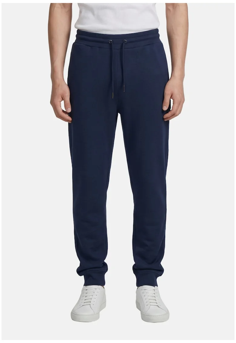 Pantaloni de trening cu buzunare laterale si snur, Bleumarin