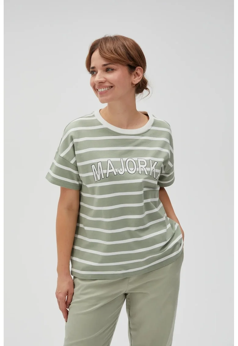 L-BL-4601 BLUZA, Kaki
