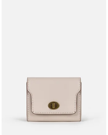 Portofel din piele ecologica, Nude rose
