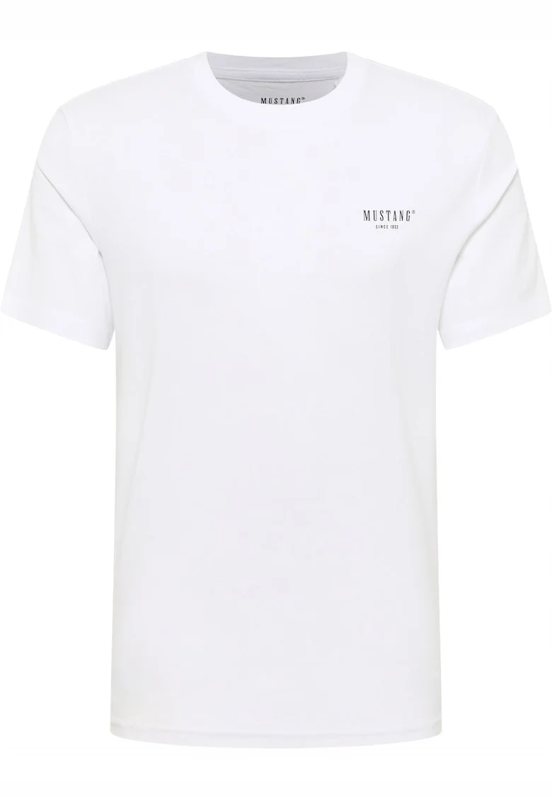 Tricou Barbati,  Austin, Regular Fit, Alb, Alb