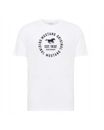 Tricou Pentru Barbati,  Alb, Bumbac, Croiala Regular, Alb