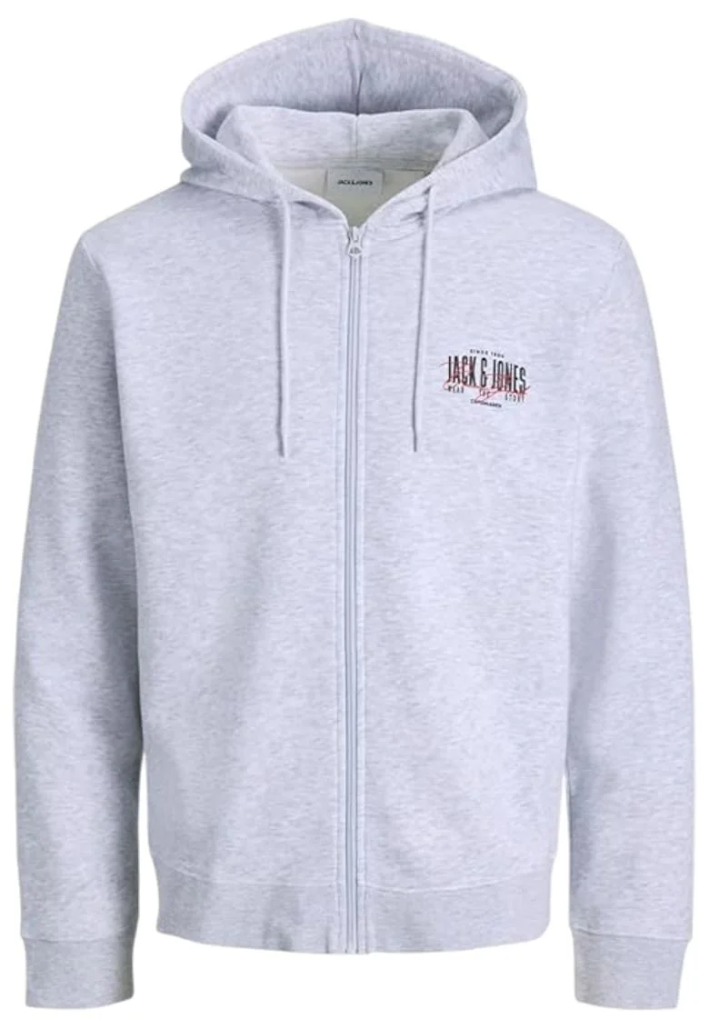 Hanorac JACK &JONES Aero Sweat Zip 63780, Gri