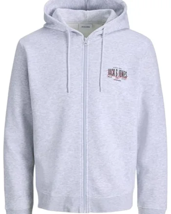 Hanorac JACK &JONES Aero Sweat Zip 63780, Gri