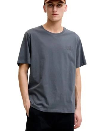 Tricou JACK &JONES Corp Logo Small Print 63760, Gri