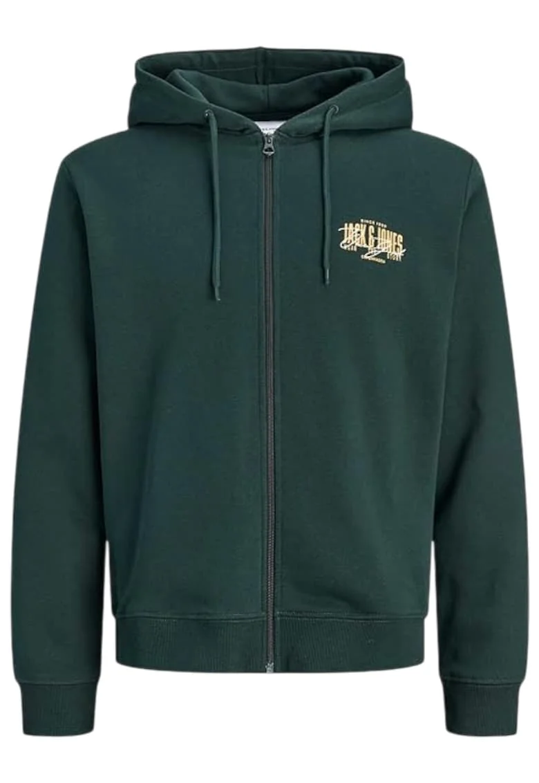 Hanorac JACK &JONES Aero Sweat Zip 63775, Kaki