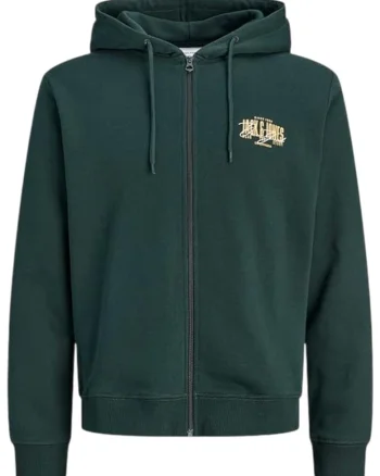 Hanorac JACK &JONES Aero Sweat Zip 63775, Kaki