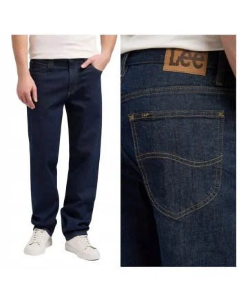 Pantaloni Jeans,  Haden, Marime 33/32, Croi Relaxed Fit, Stil Drept, Inaltimea Taliei Medie, Numar De Buzunare 5, Albastru