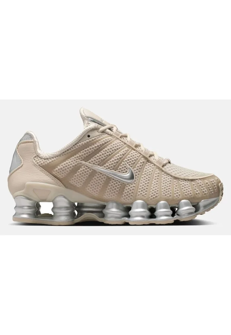 Pantofi sport cu insertii din piele Shox TL