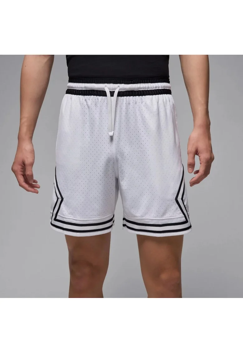 Pantaloni scurti cu insertii contrastante,