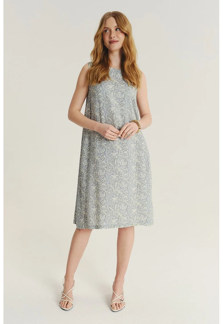 Rochie lejera cu model, Multicolor