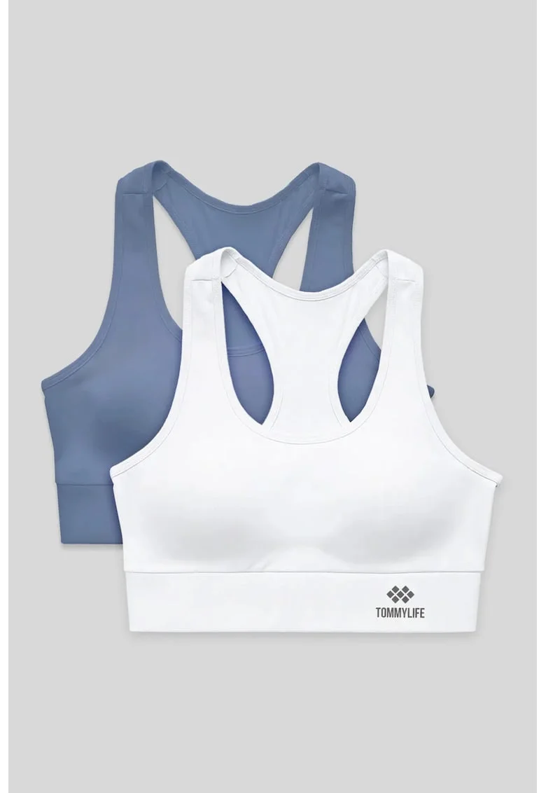 Top sport  mulat, fara maneci, multicolor, poliester-elastan
