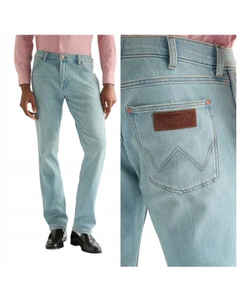 Blugi Barbati,  Greensboro, W38-L32 US, Albastru, Bumbac, 5 Buzunare, Fermoar, Albastru