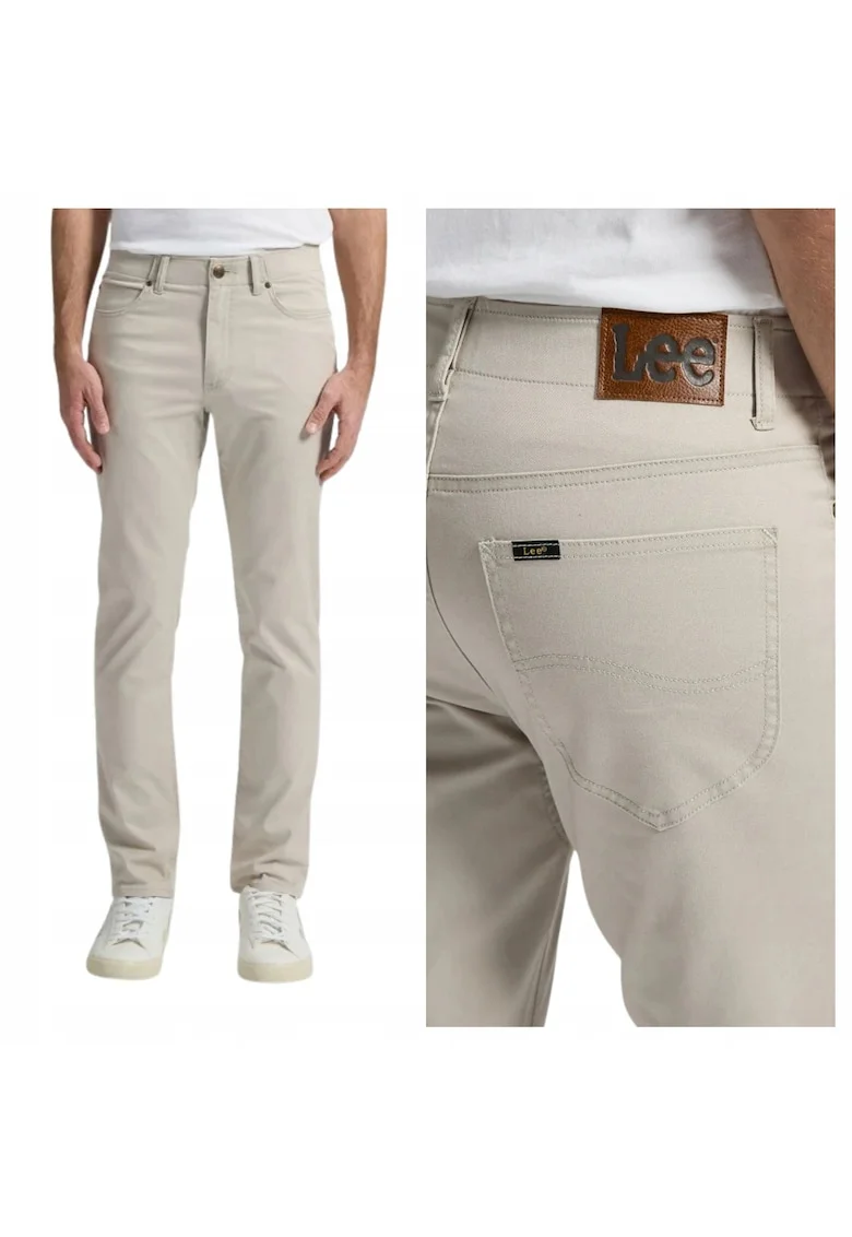 Pantaloni slim fit, Bej, Bej