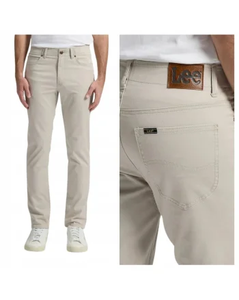 Pantaloni slim fit, Bej, Bej