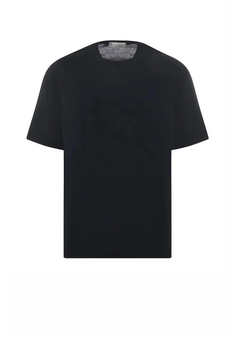 Crew Neck T-Shirt Black, Negru