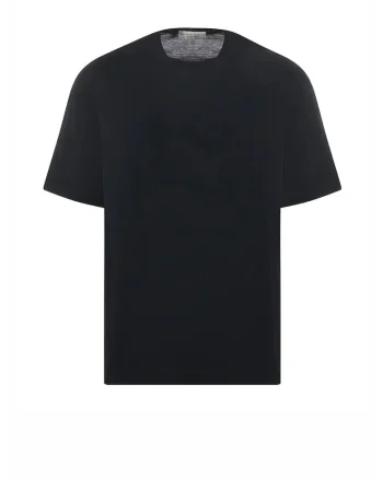 Crew Neck T-Shirt Black, Negru
