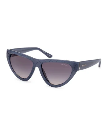 Ochelari de soare cat-eye cu logo, Bleumarin