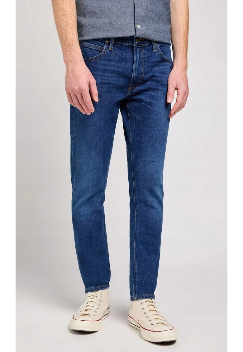 Blugi  Luke, slim tapered, bleumarin, Albastru